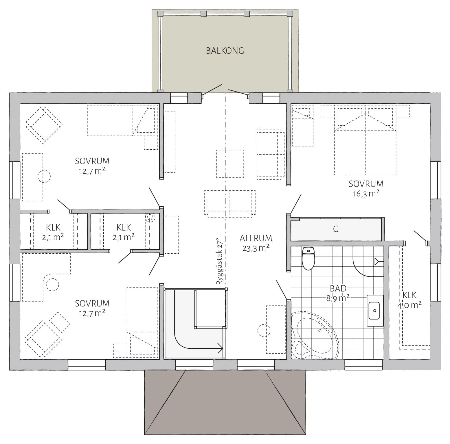 Mellangården planritning 2