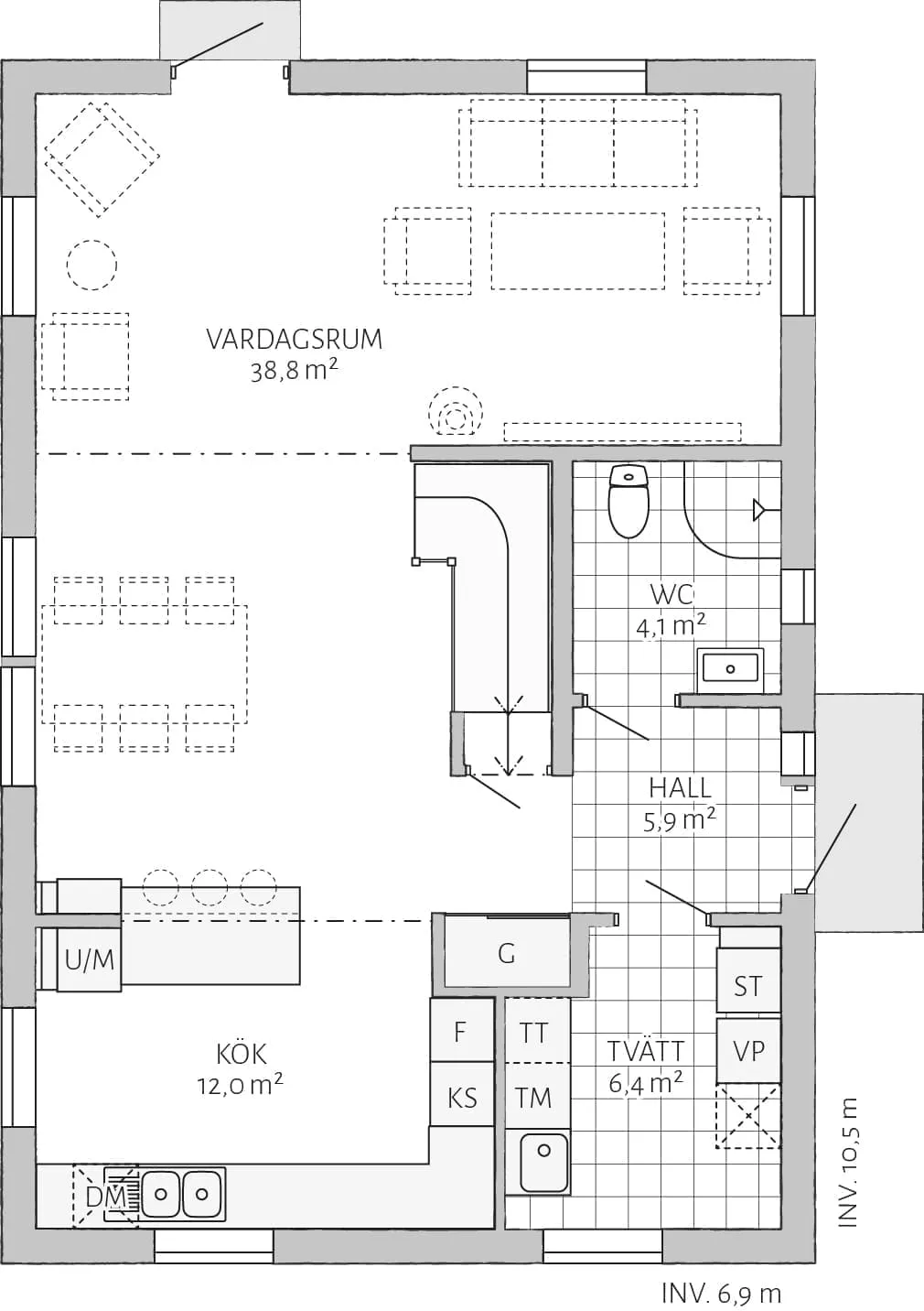 Prio 145 planritning - Industriell