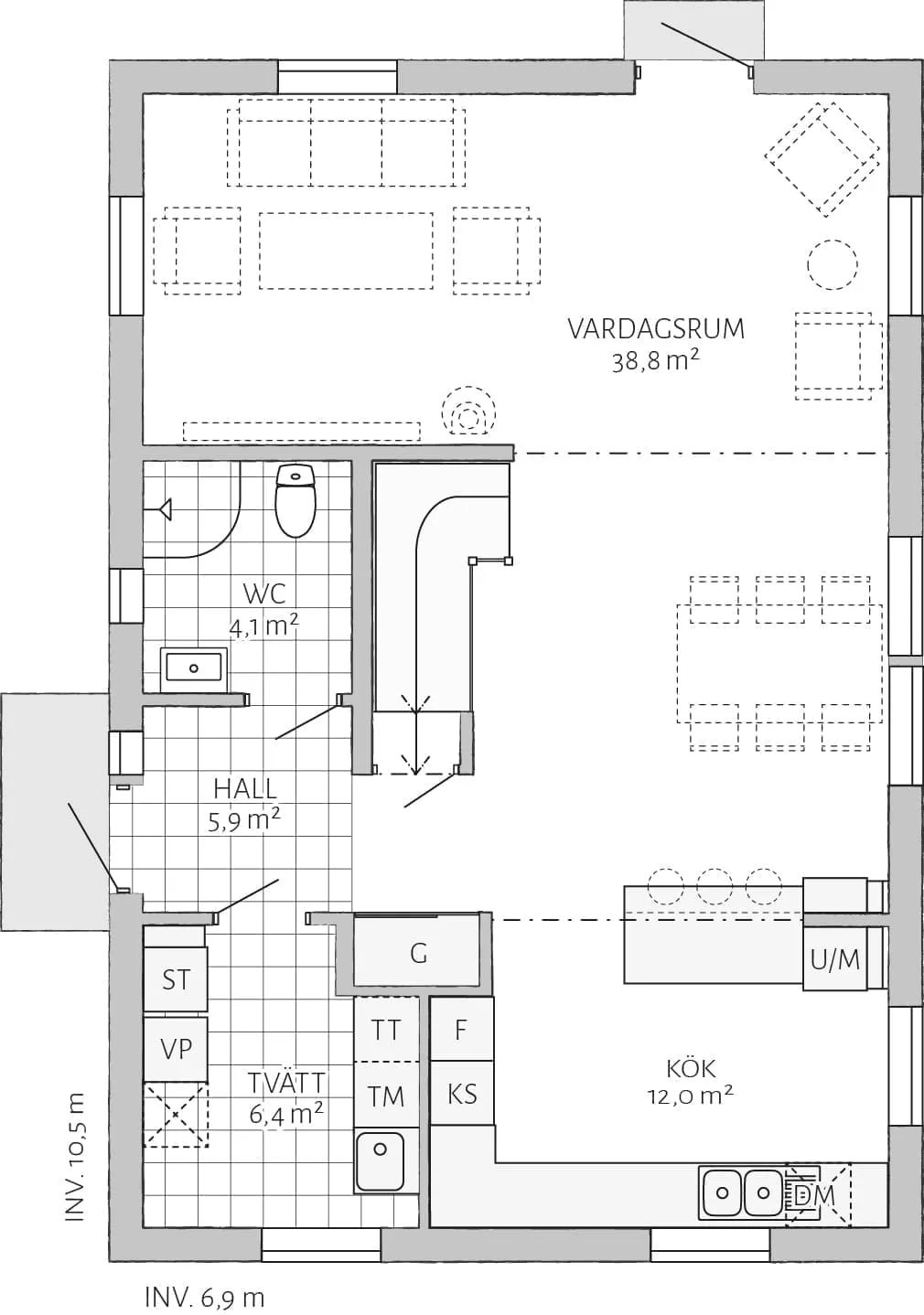 Prio 145 planritning - Industriell