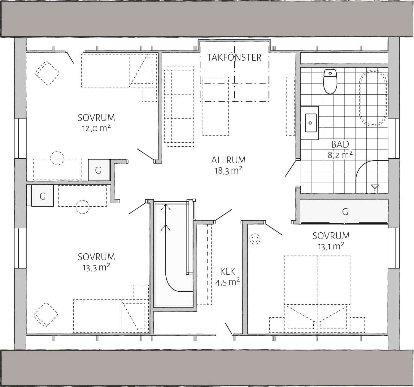 Prio 164 planritning - Industriell