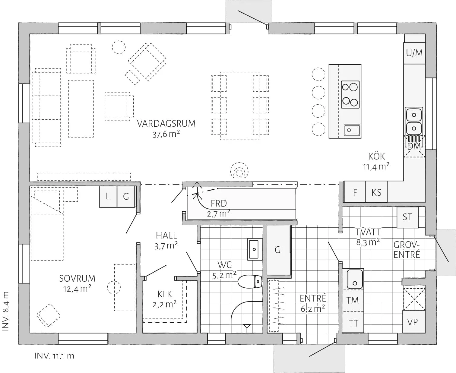 Prio 165 planritning - Industriell