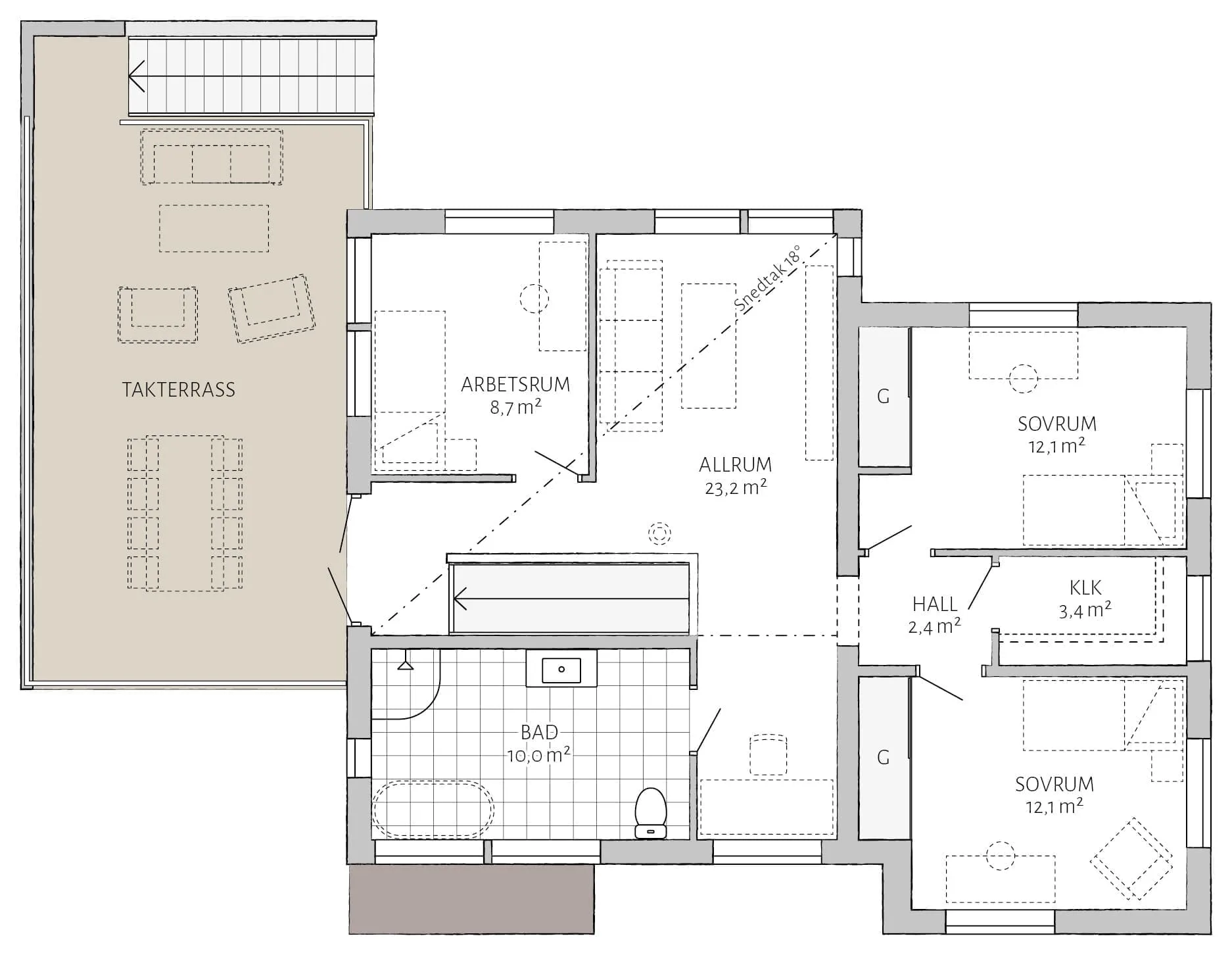 Soludden planritning 1