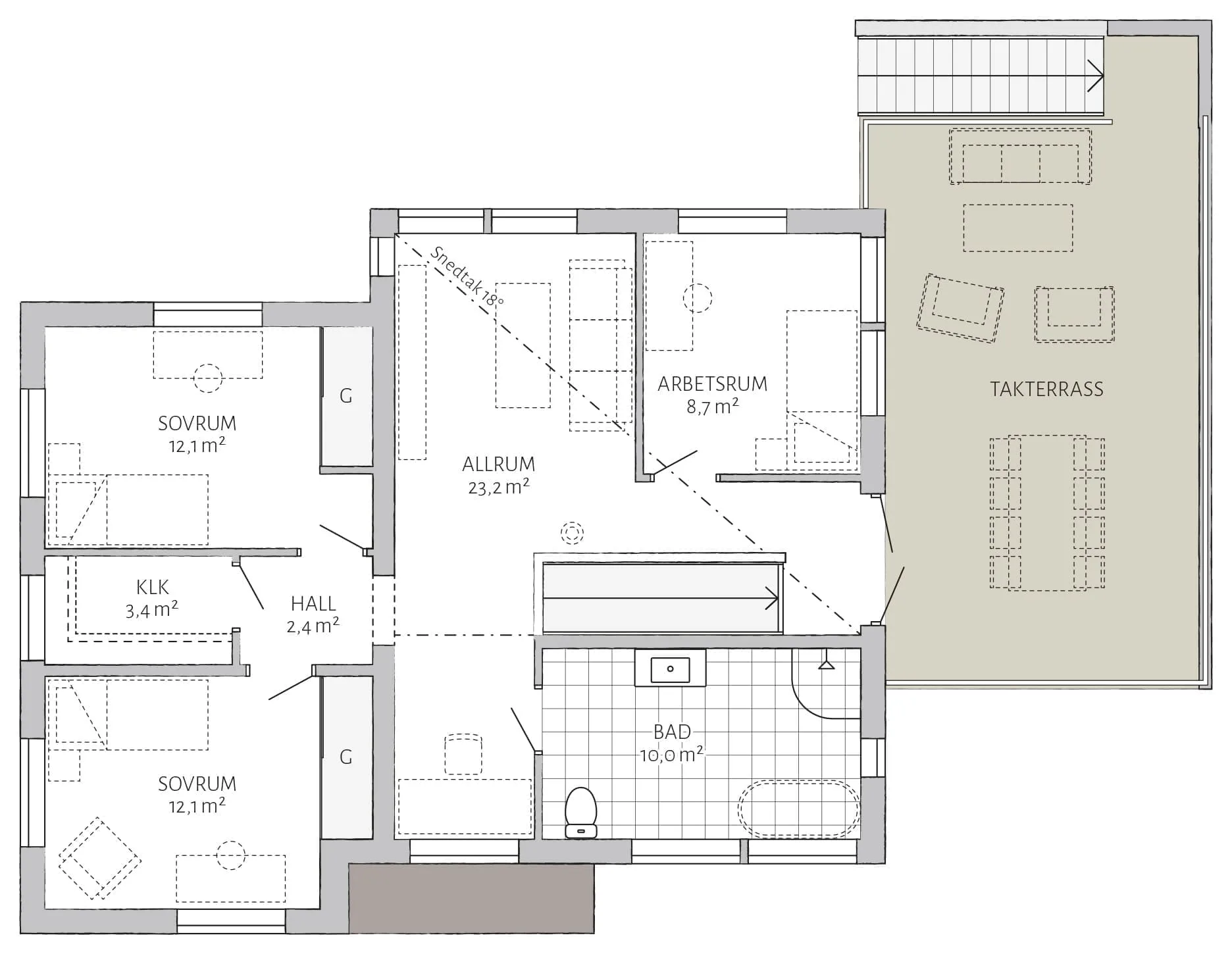 Soludden planritning 4