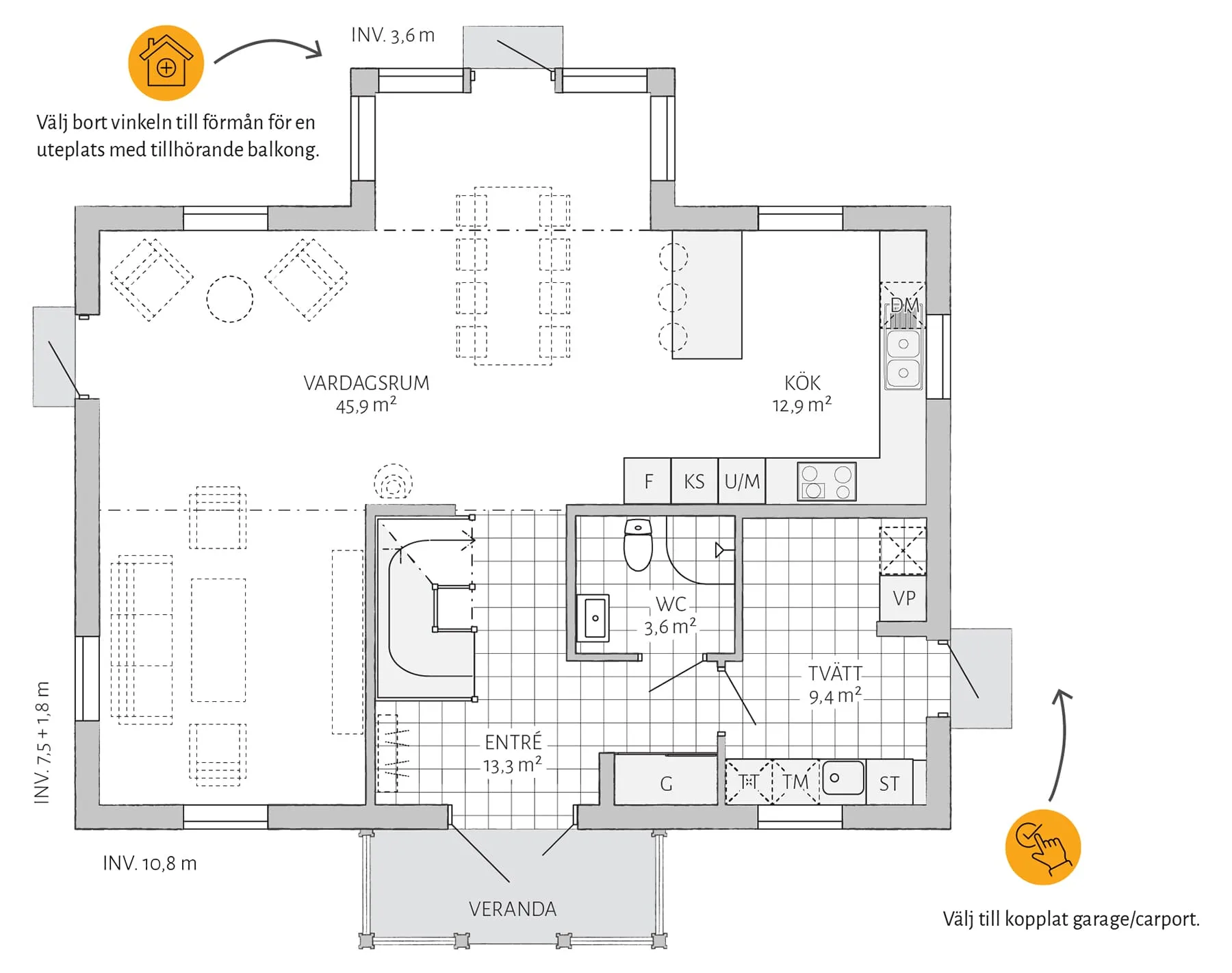 Stjarnhem planritning - Industriell