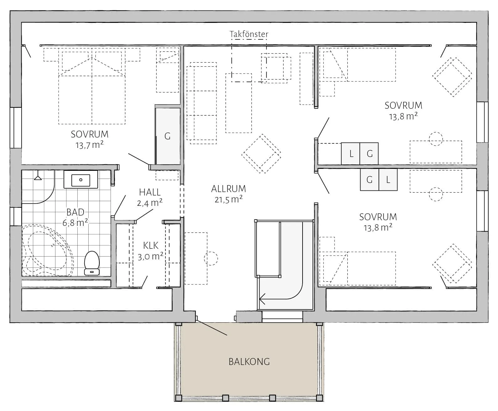 Tallbacken planritning 3