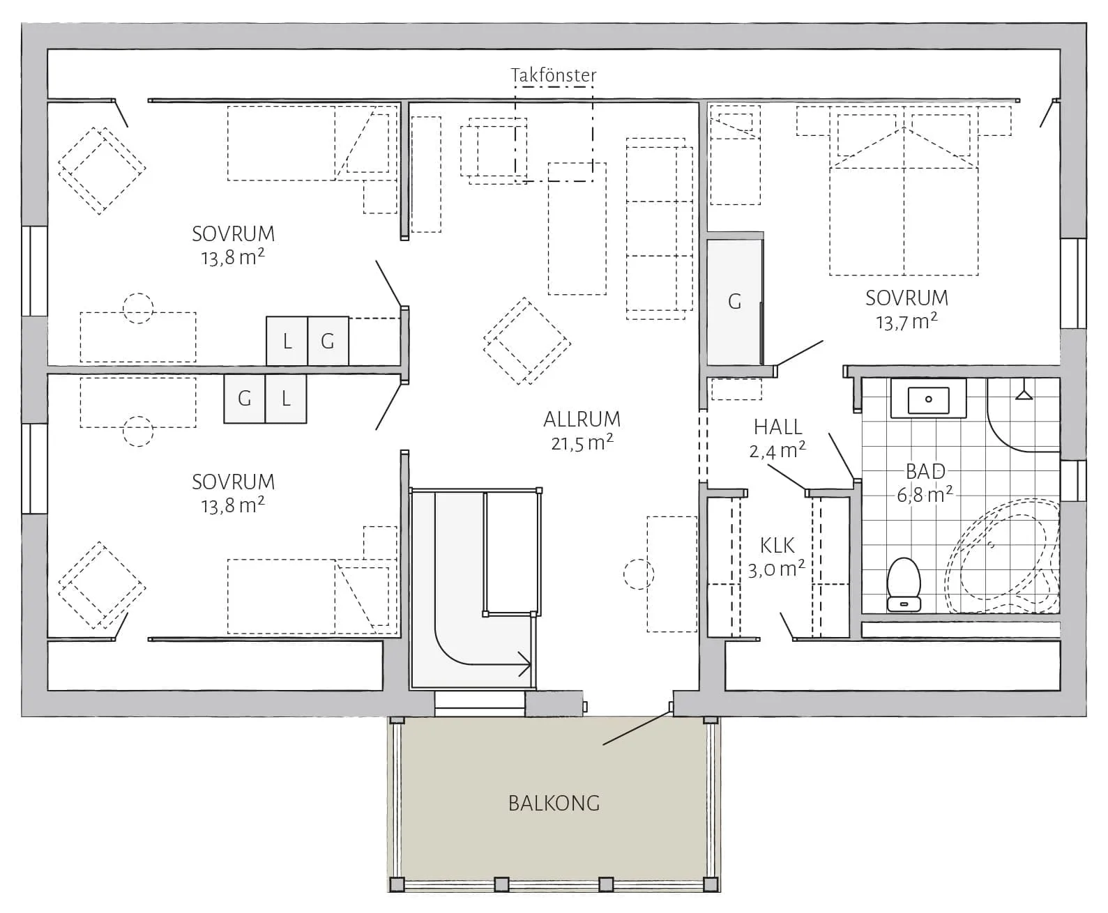 Tallbacken planritning 1