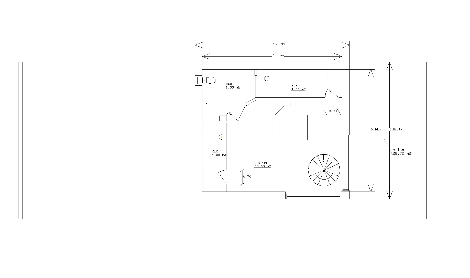 Villa Kub planritning 2