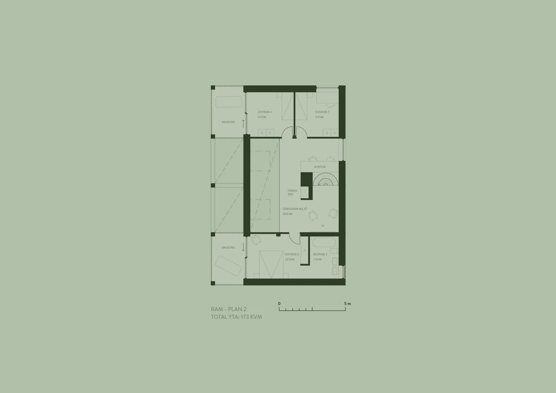 Villa Ram planritning 1