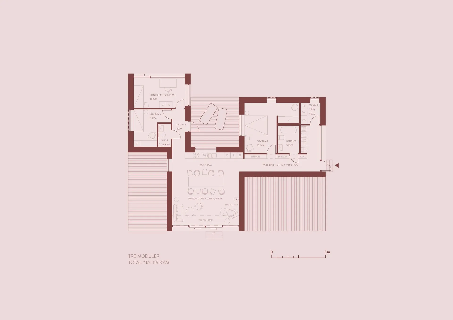 Villa Välv planritning 5