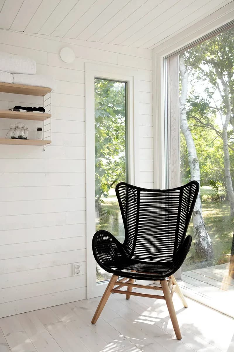 Bastuhus med relax