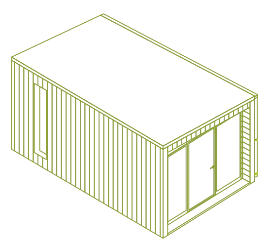 Om Friggebod P15 planritning 1