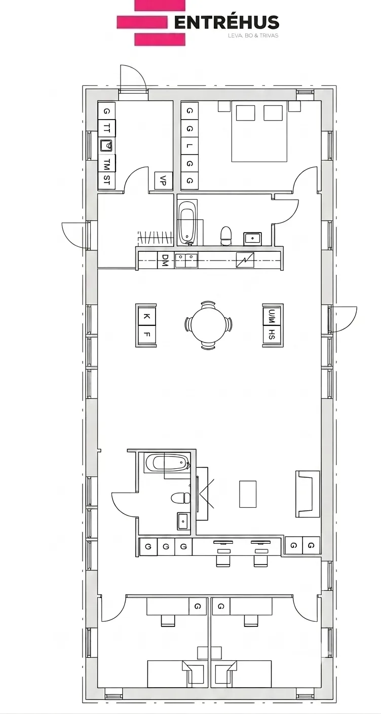 Villa Ekerö planritning