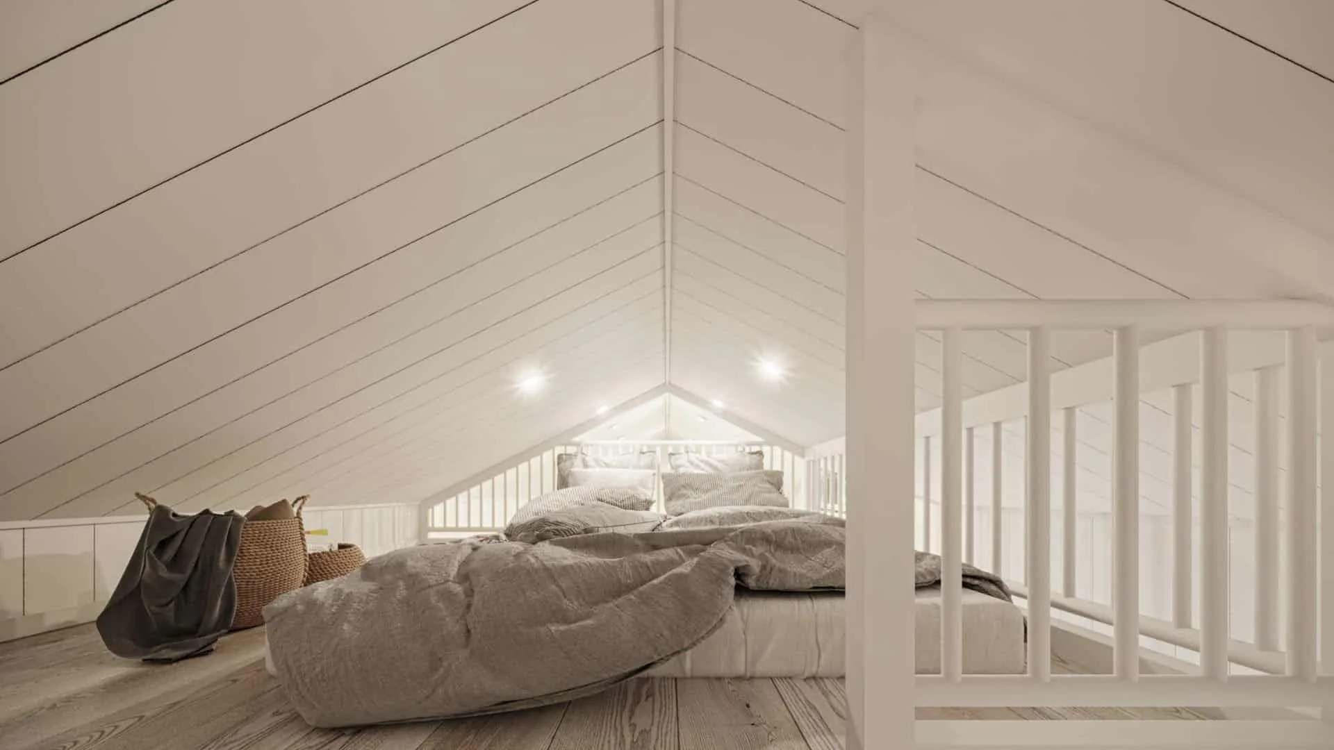Loft attefallshus