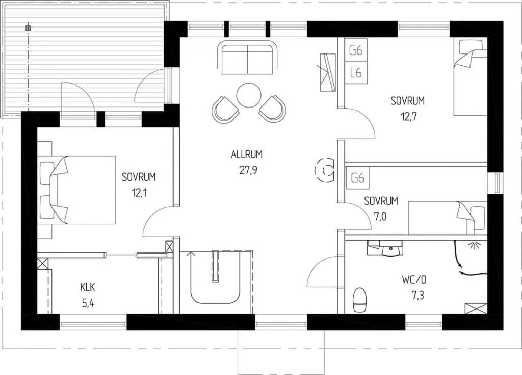 Alsike 160 planritning 1