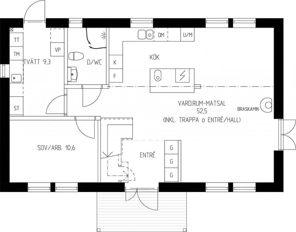 Bollnäs 152 planritning 1