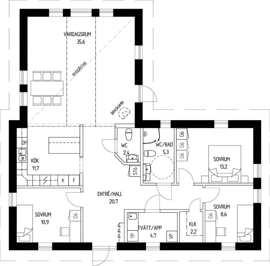 Möja 122 planritning 1