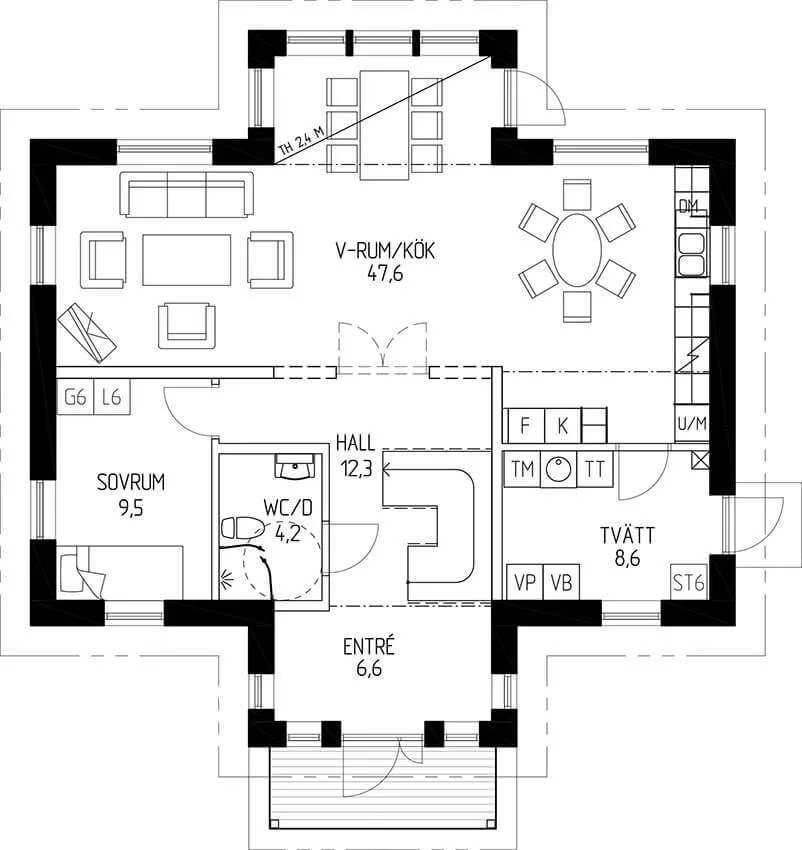 Morgongåva planritning 1