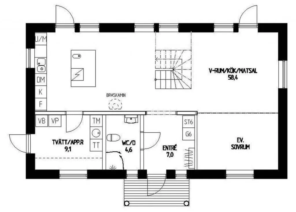 Newport 147 planritning 1