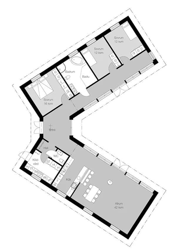 Sandhamn planritning 1