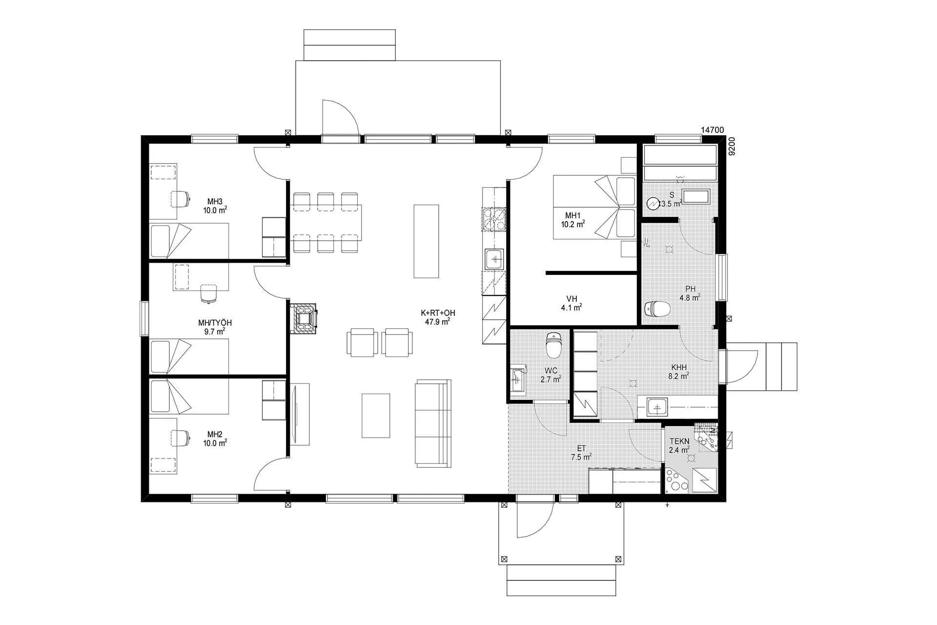 Hohde 135 planritning 1