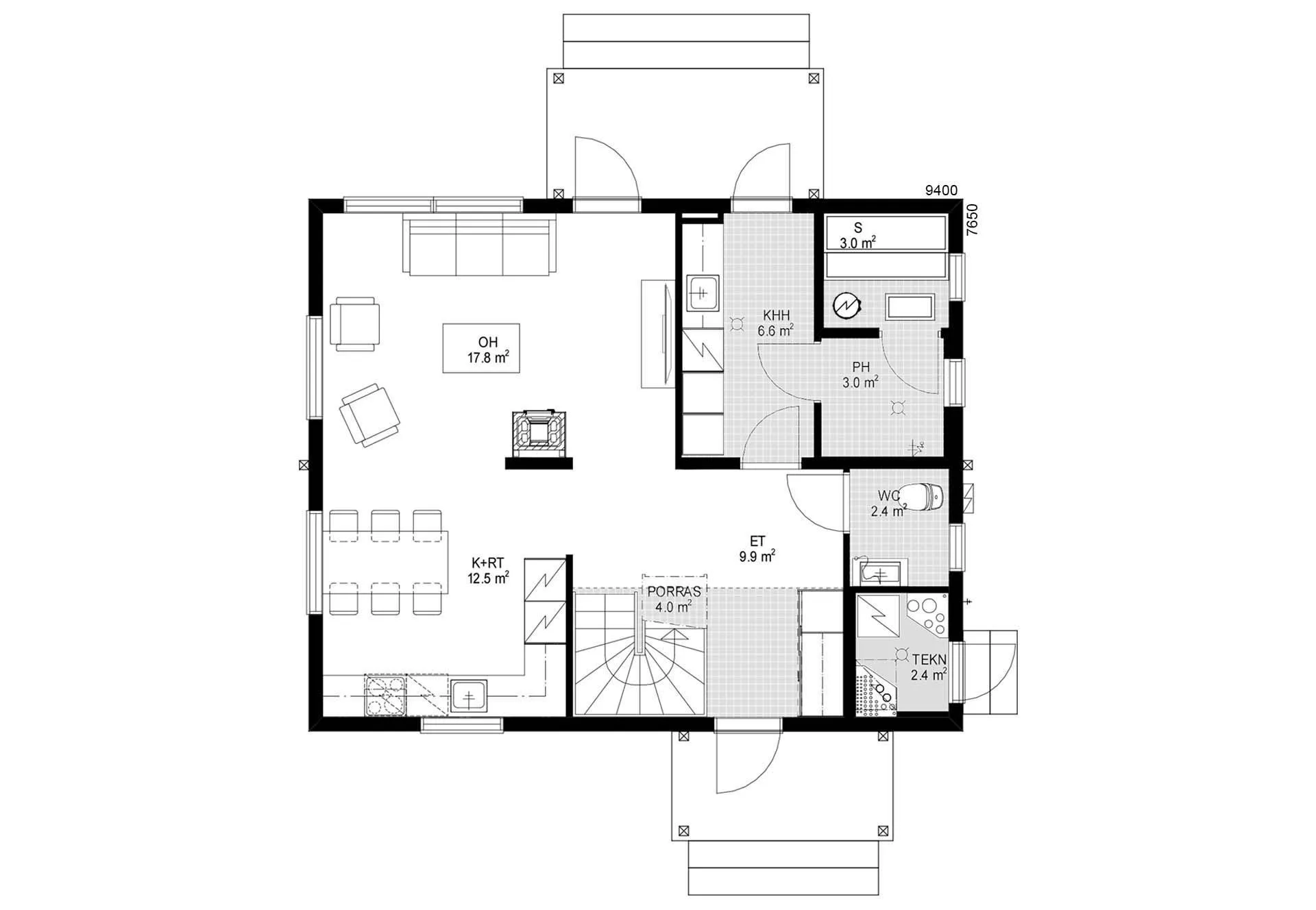 Hohde 140 planritning 1