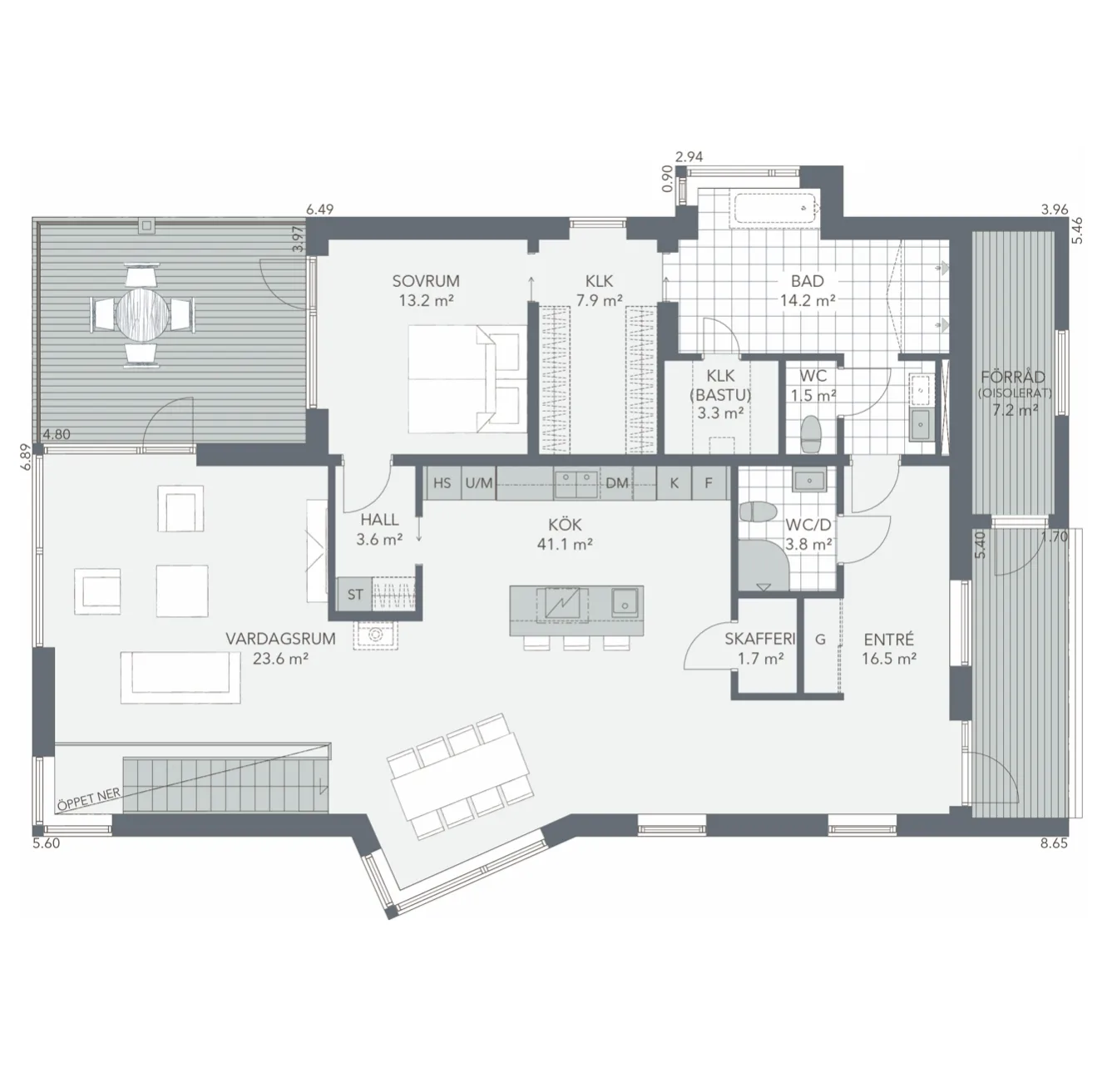 Nordlys entreplan webb