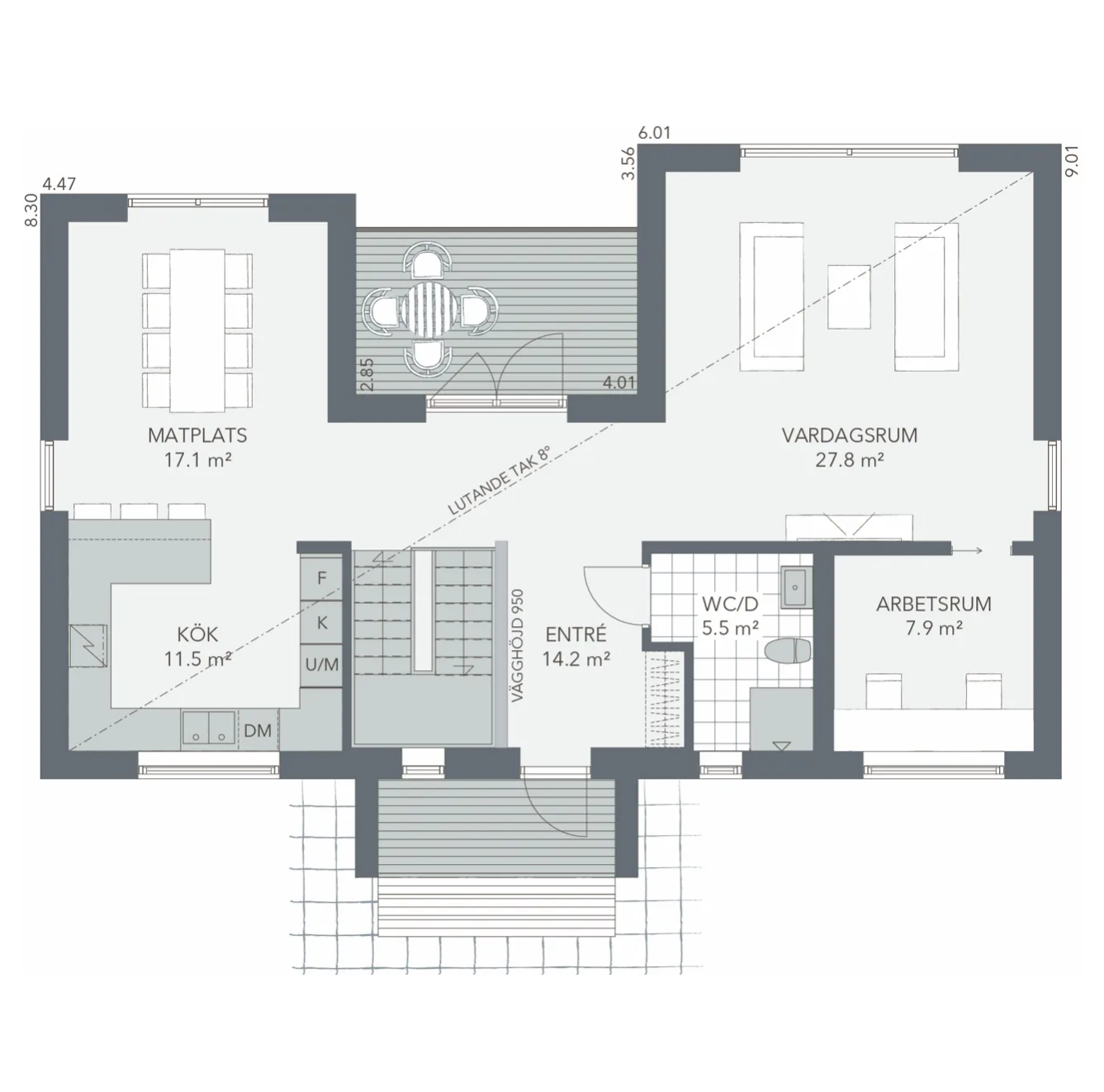 Spektrum entreplan Webb