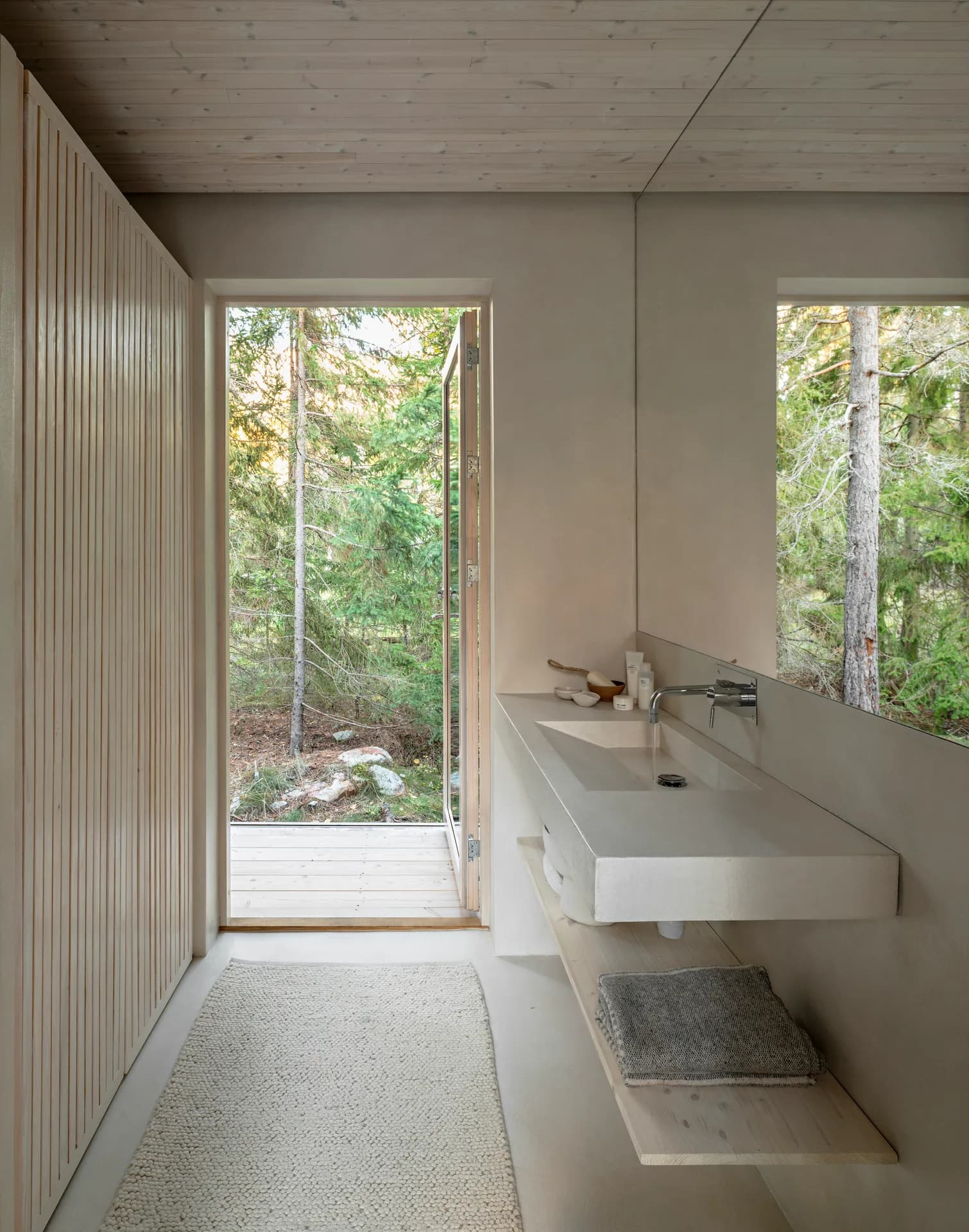 bathroom gimme shelter
