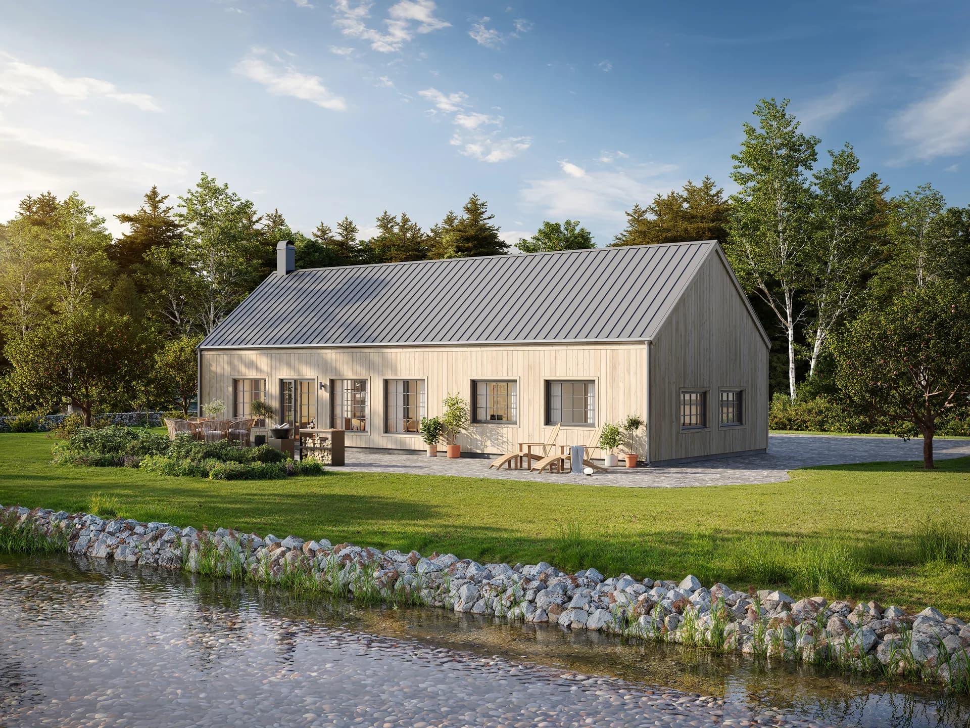 Götenehus husmodell Kronås i ladhusstil