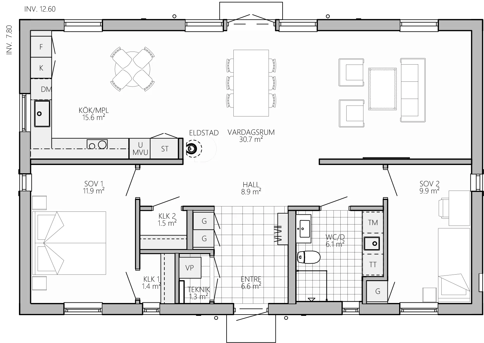 Rönnhem planritning 1