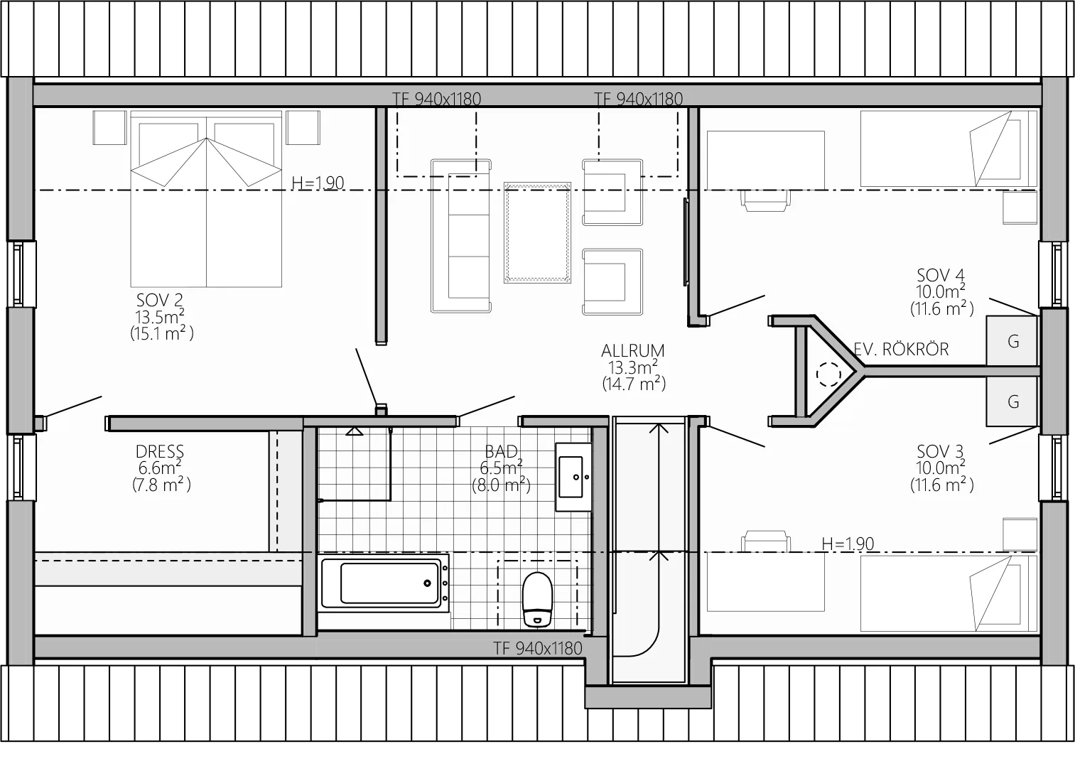 Strandhem planritning 2
