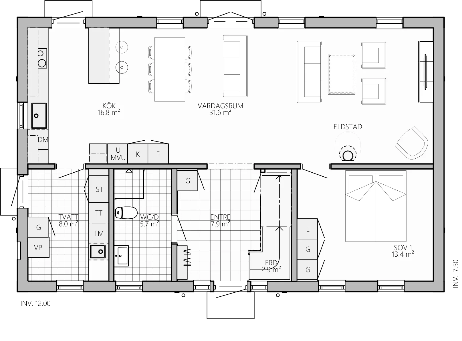 Strandhem planritning 1