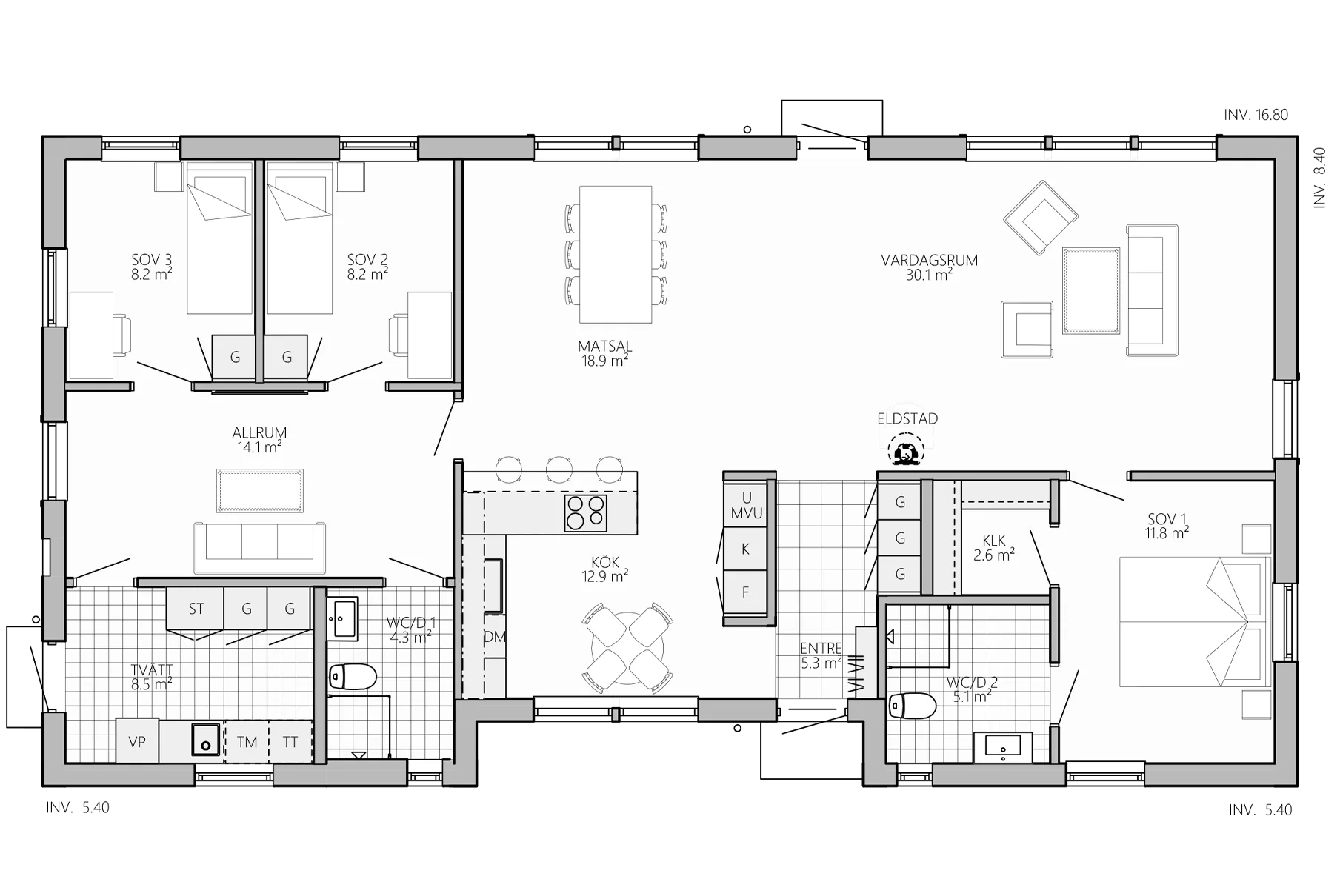 Vallås planritning 1