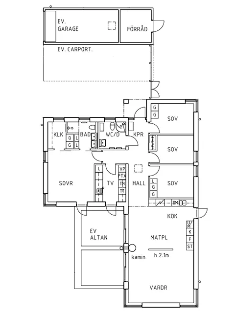 Villa Lisen planritning