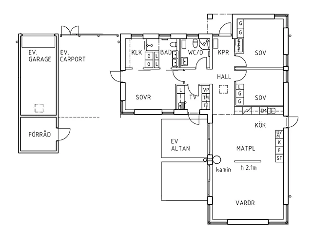 Villa Lova planritning