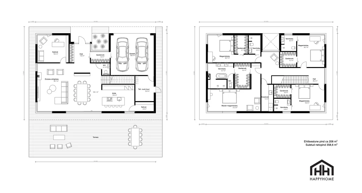 Danmark XL planritning