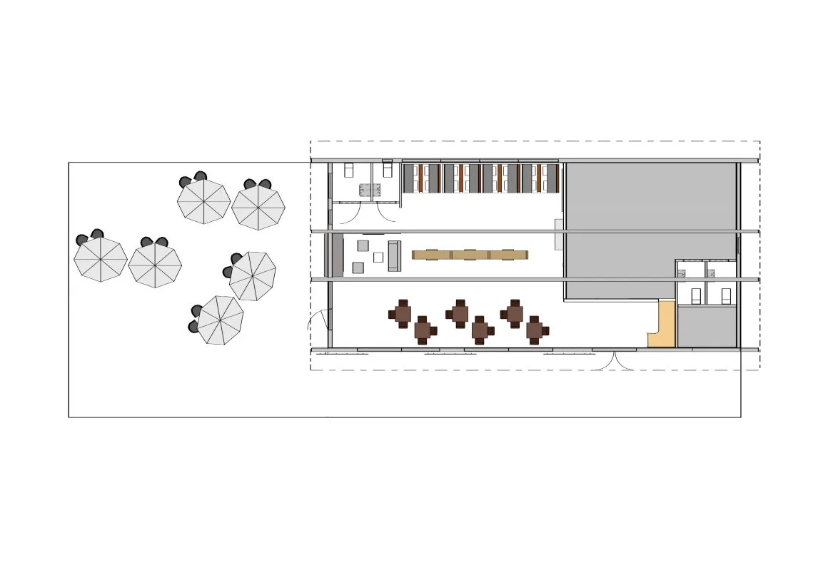 Sjöhuset Café - Huvudplan