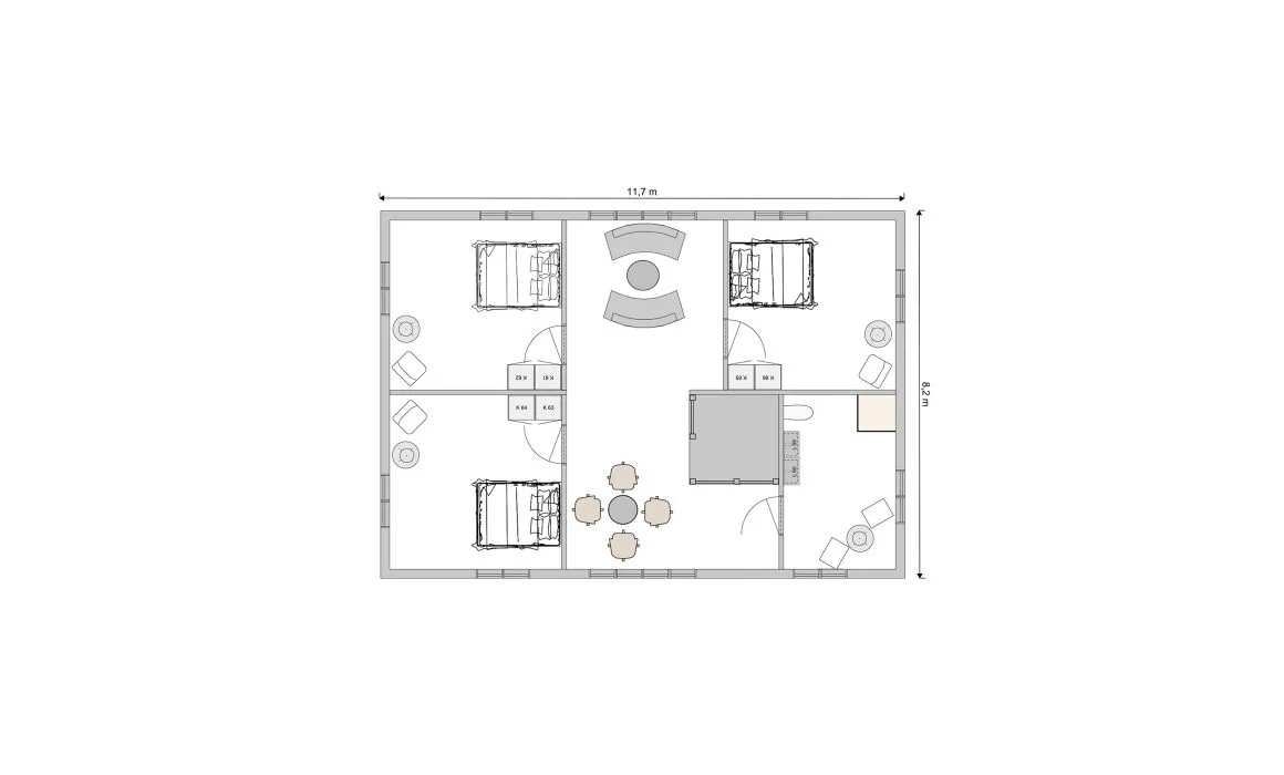 Solbacka - Övre plan