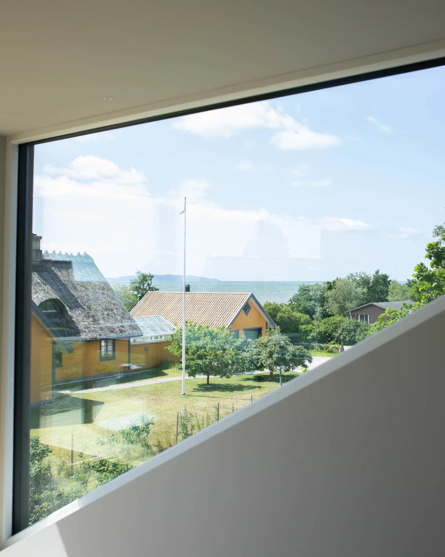 Utsikt från arkitektritat hus