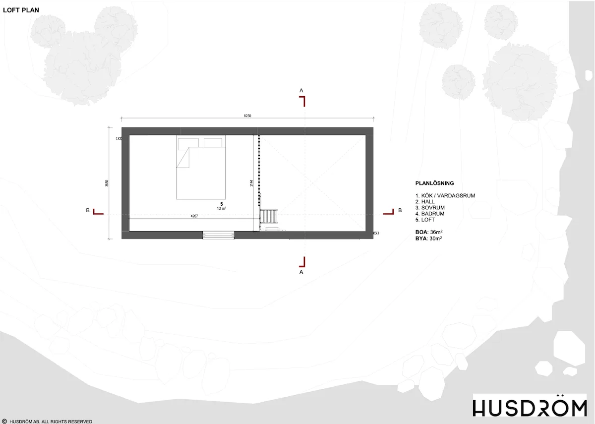 Gullunge 30 planritning