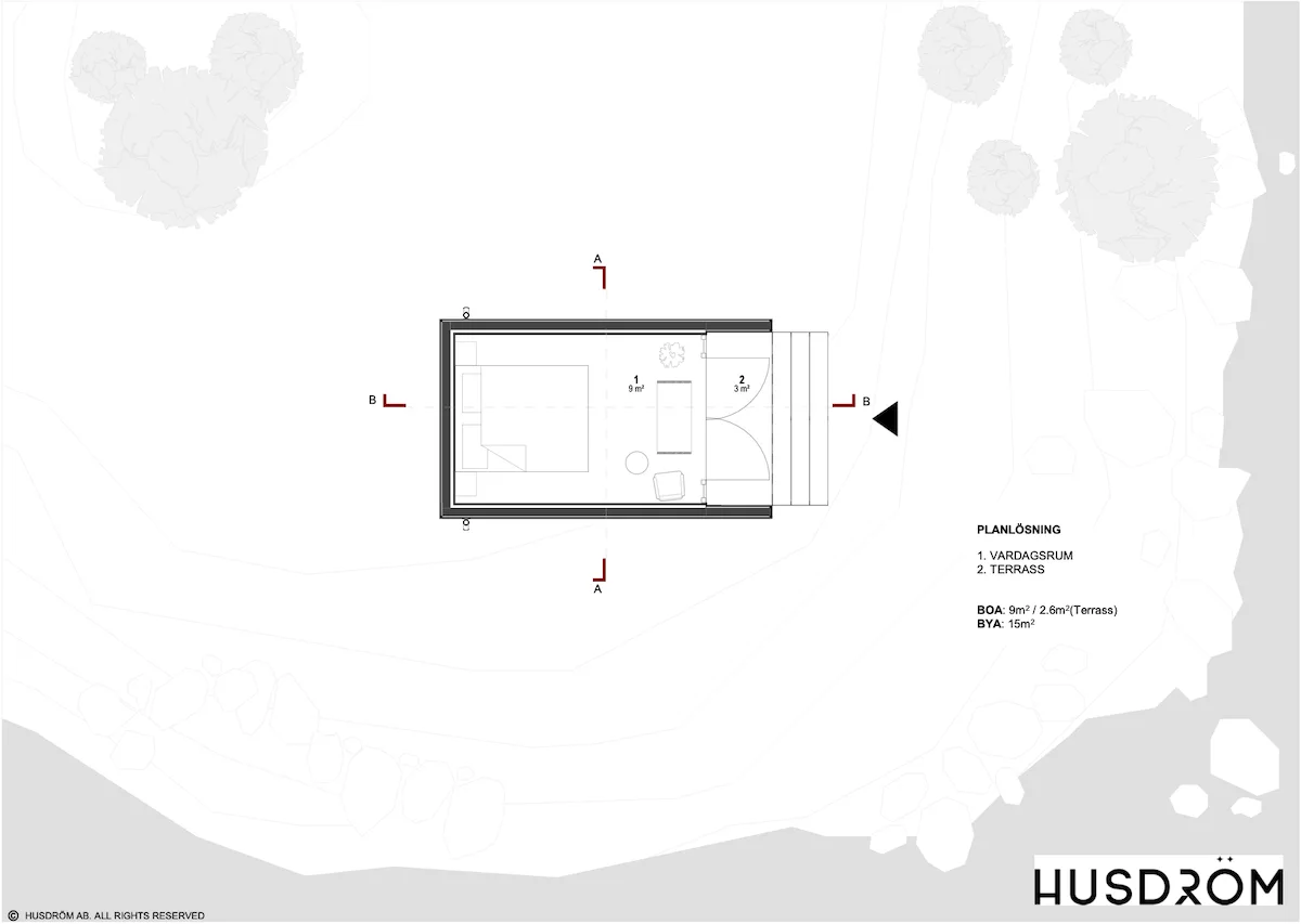 Vinga 15 planritning