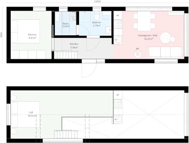 Klassisk KRH1.50 planritning