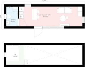 Klassisk Panorama KP1 planritning