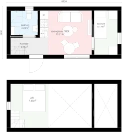 Mansard M2 planritning