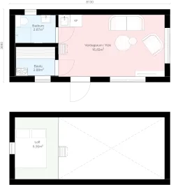 Mansard M2 planritning