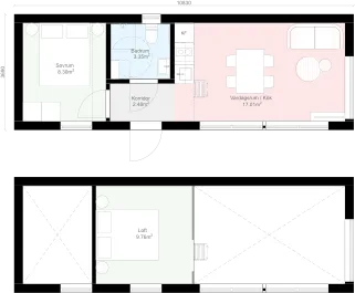 Pulpet P1.40 planritning