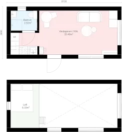 Pulpet P2 planritning