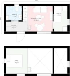 Pulpet P2 planritning
