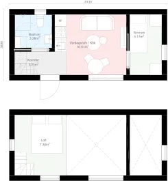 Pulpet P2 planritning