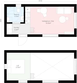 Pulpet P2 planritning